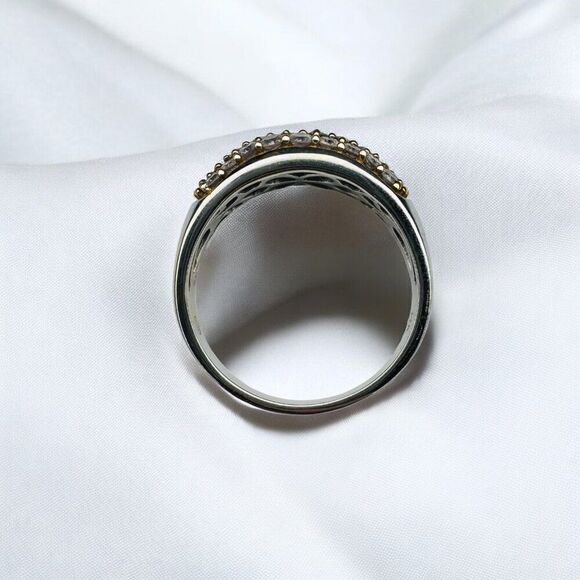 VINTAGE-14k Gold- Pink Diamond Ring -Size 9- 1 CT - Pink Champagne Diamond -4.2g - Picture 11 of 16